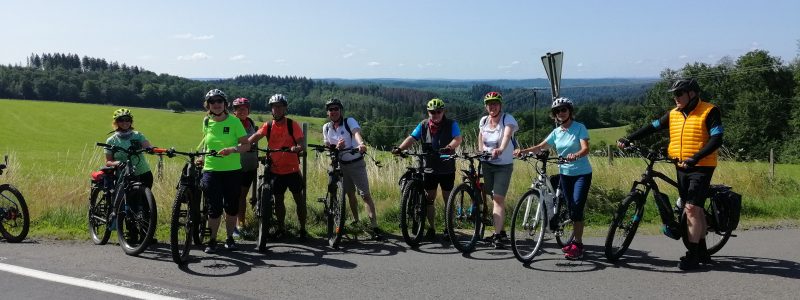 Mit dem Ski-Club  Wissen per Rad  durch die Rheinauen
